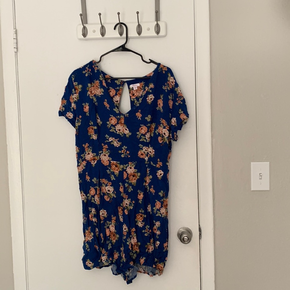 Xhilaration blue romper